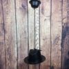 Metal Hanging Trilby Hat Ceiling Light