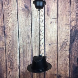 Metal Hanging Trilby Hat Ceiling Light