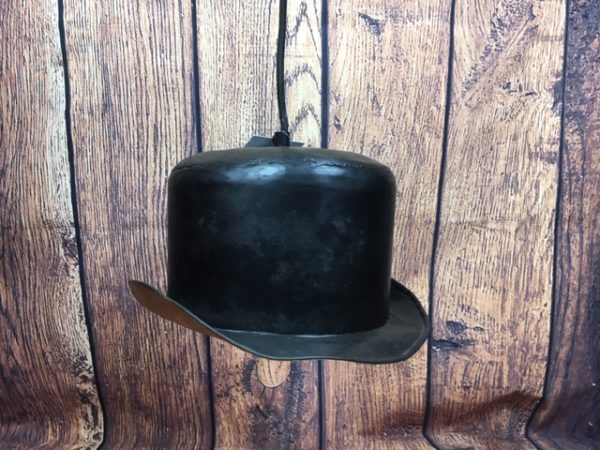 Metal Hanging Bowler Hat Ceiling Light
